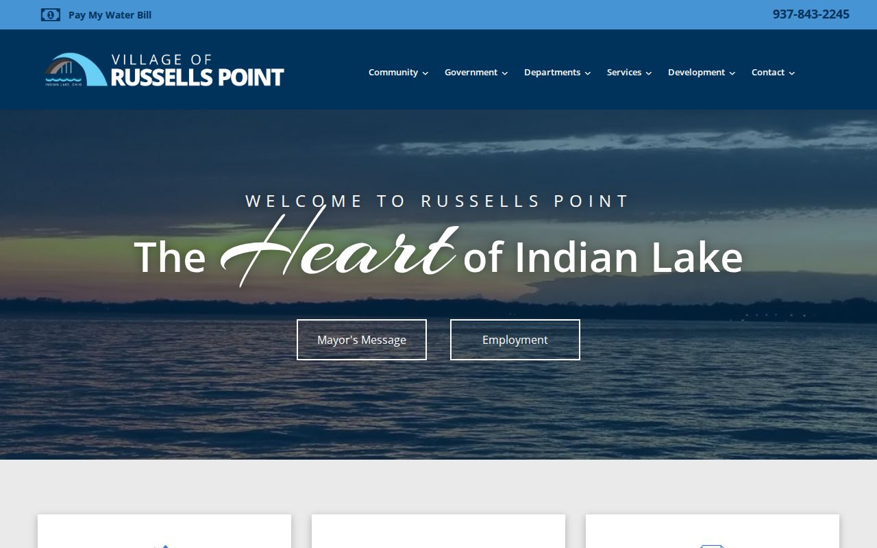 Russells Point court records village government source