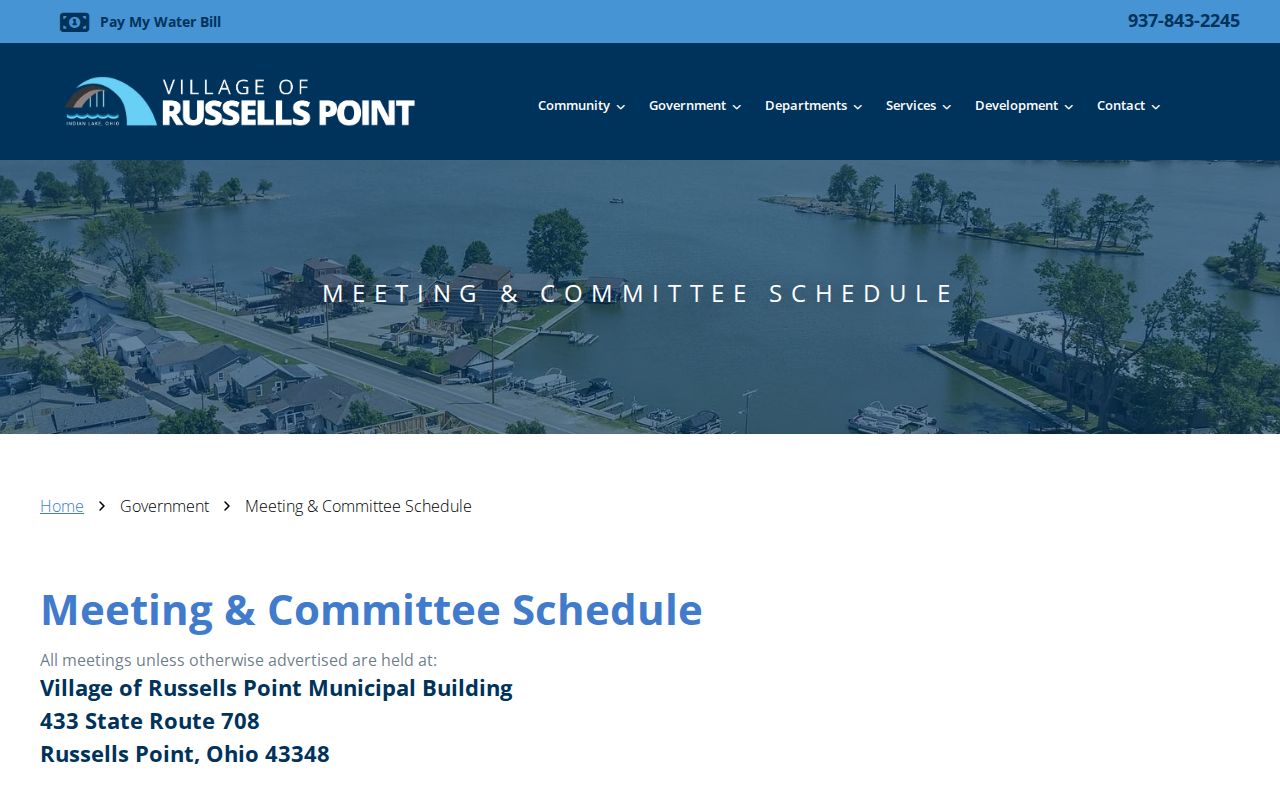 Russells Point court records Mayor's Court schedule